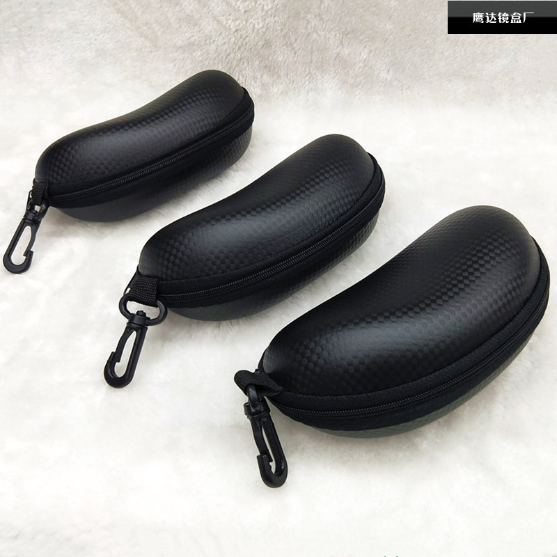 Men's Sunglasses Pure Black Glasses Case Eva Manufacturer Portable Lightweight Glasses Case Storage Eye Protection