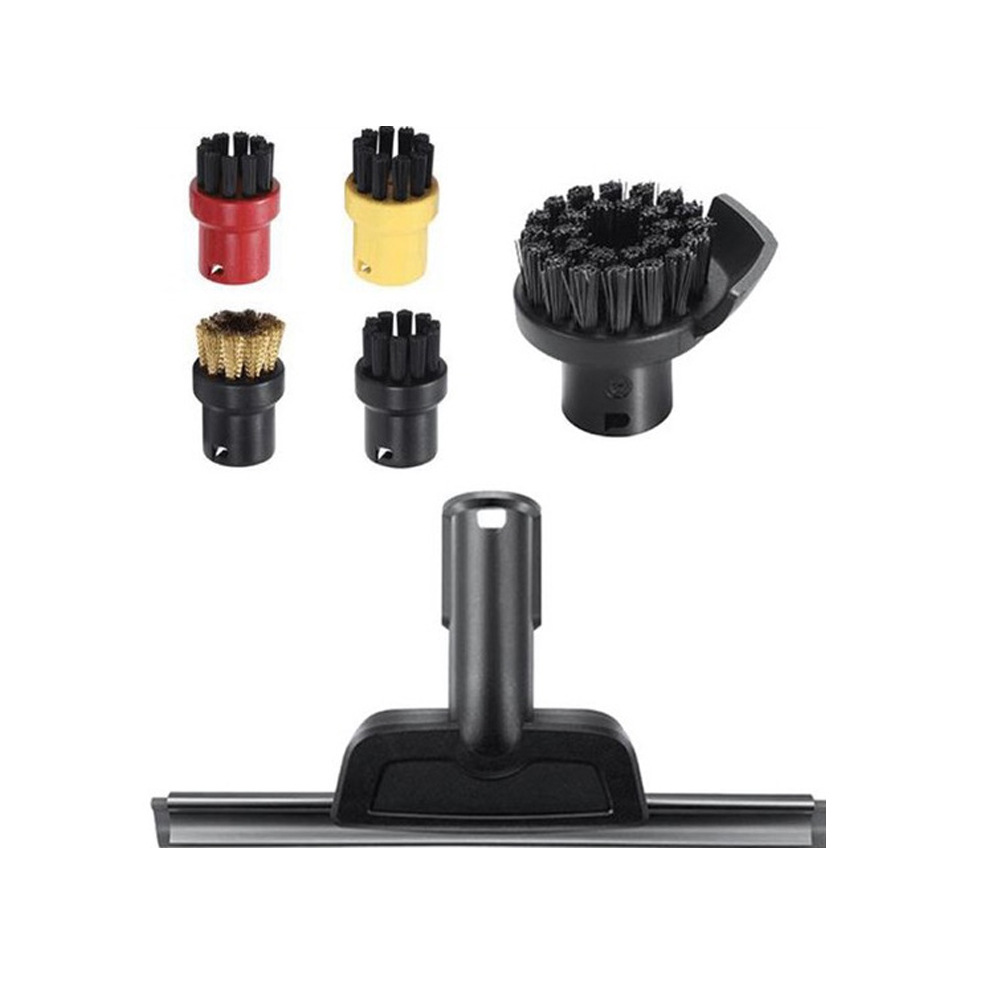 Adecuado para accesorios de vapor Karcher Kach, trapo, trapo, accesorios de vapor Karcher, cepillo redondo pequeño, cepillo de cobre