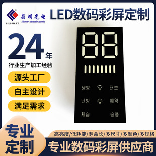 Manufacturer Supplies Led Digital Tube Color Screen 26*53 Korean Display White Light Highlight Smart Digital Screen Common Cathode