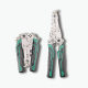 Foldable Wire Stripping Pliers Electrician Wire Cutting Pliers Multifunctional Pliers Wire Stripping Pliers Folding Storage Pliers Tools