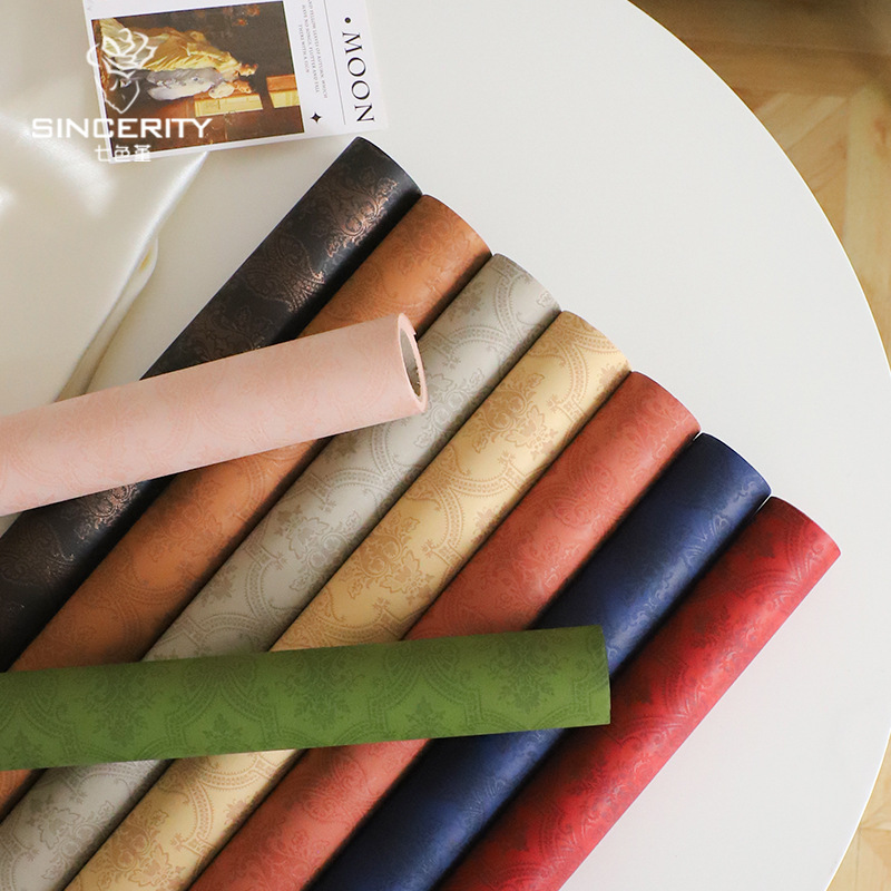 Los siete colores cordier barroco papel de embalaje de flores de papel especial de papel de embalaje de flores materiales de florista