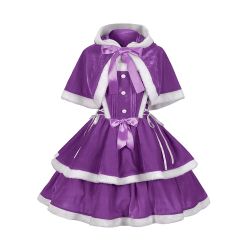 Women girls Medieval Christmas Dress Party Theme Christmas dress up Dress  film xmas carnival party cosplay