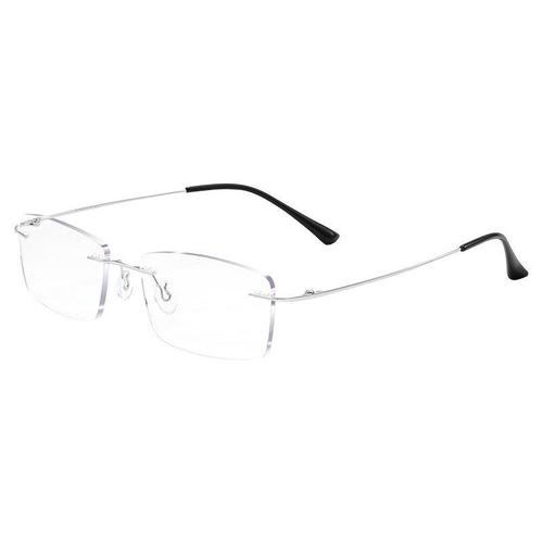 Business Titanium Frame High-End Frameless Reading Glasses Wholesale 8161 Anti-Blue Light High Definition Aging Glasses Ultra Lightweight Danyang Reading Glasses