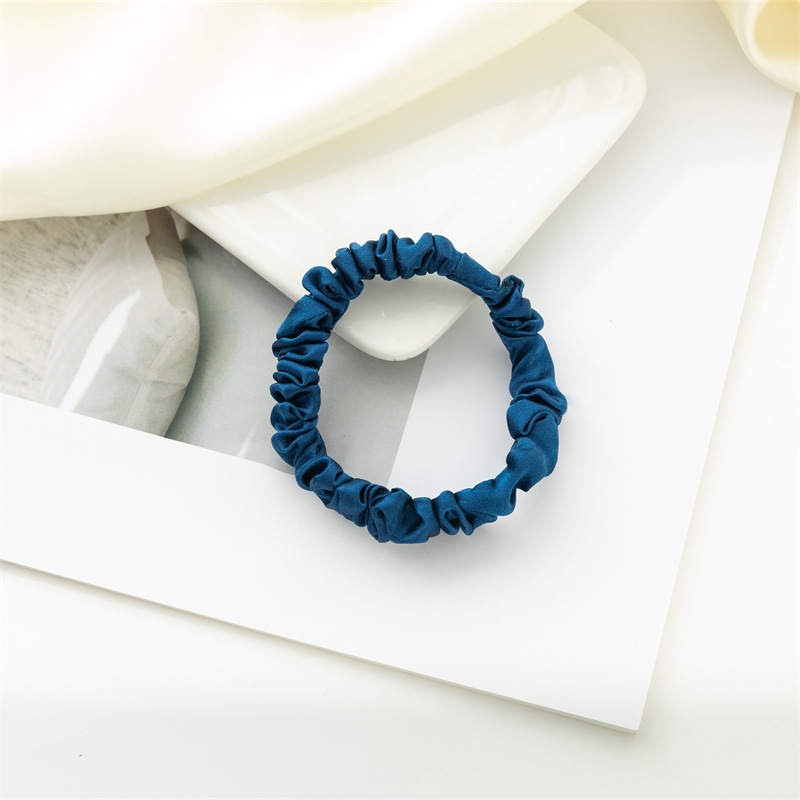 Nuevo anillo de cabello de seda Amazon color sólido universal anillo de cabello de seda coreana anillo de cabello de seda