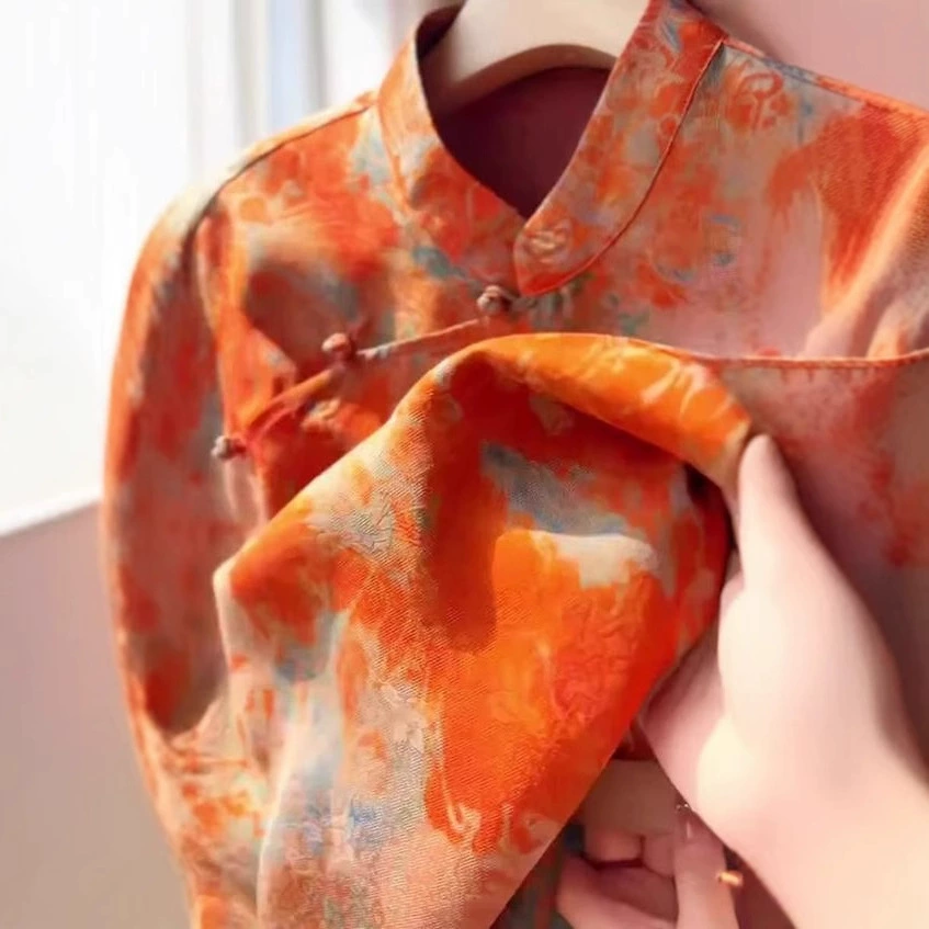 Дизайнерская ретро-рубашка без рукавов для отдыха, китайский стиль, тренд сезона