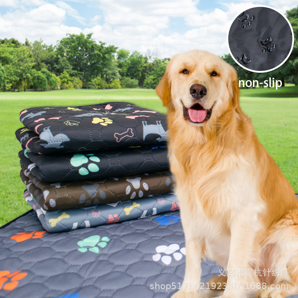 ペット用フロアマット、洗える尿とり防止マット、防湿犬用おむつ、冷却猫犬用寝マット、ソファマット
