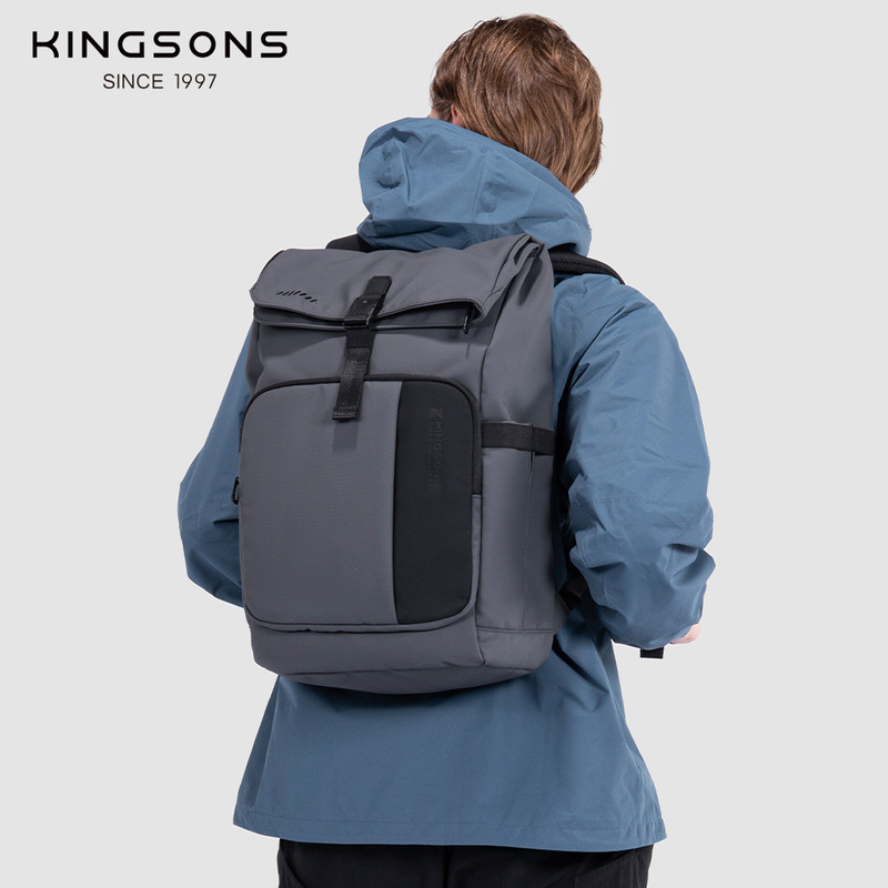 Jinshengs ビジネスバックパックラップトップ荷物ポケット超薄型バックパック毎日の通勤メンズバックパック|undefined