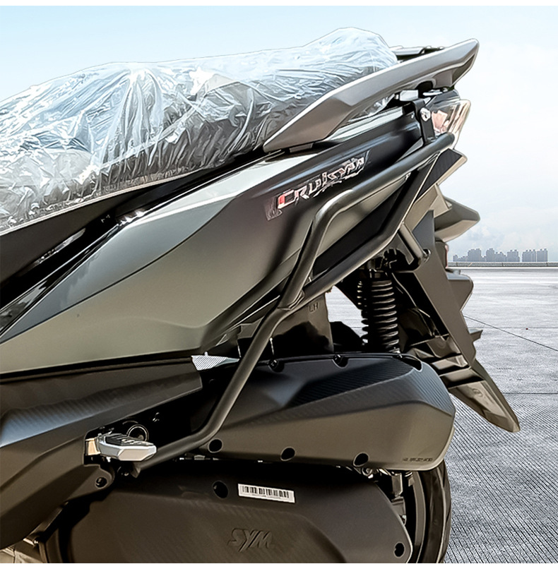 Suitable for Sanyang Cruiser 250 Bumper Anti-Fall and Anti-Collision Scooter Bumper Front and Rear Fully Surrounded Protective Bar Modification