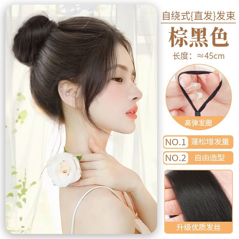 Pelota de pelo de torcedura trenzado dispositivo de trenzado para aumentar el volumen de cabello de cabello de alta elegancia brotes de cabello de oro de sensación