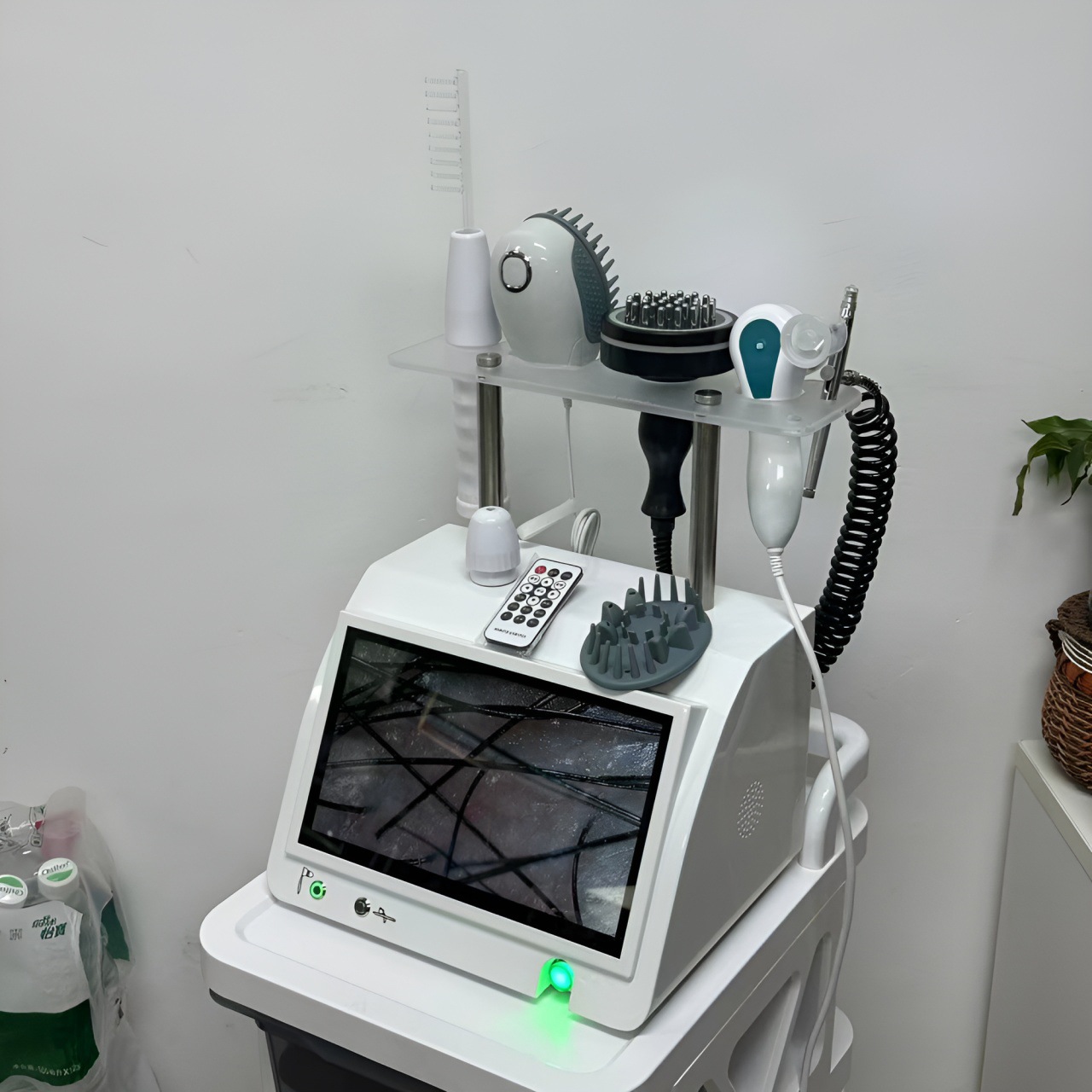 Five-in-one scalp detection physiotherapy instrument hair follicles hair high-definition hair barber shop hair testing instrument nursing comprehensive instrument 2