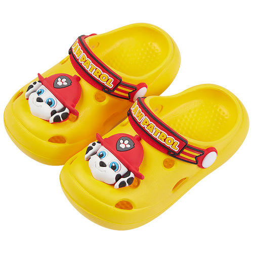 Happy Mary Paw Patrol Croc Shoes for Men and Women Summer Cartoon Baotou Shoes Soft Sole Anti-Slip Children's Sandals and Slippers for Children