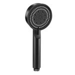 黑武士花洒手持手喷五档喷雾淋浴花洒增压大出水黑武士花洒套装