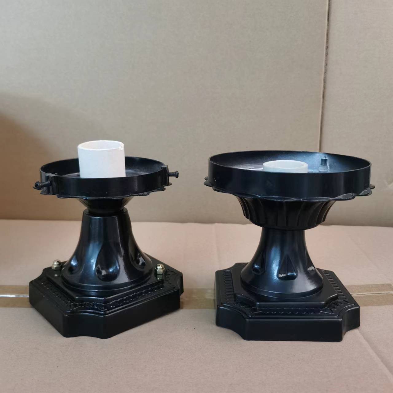 둥근 공 기둥 램프 알루미늄 좌석 안뜰 코너 램프 게이트 기둥 램프 LED 벽 램프