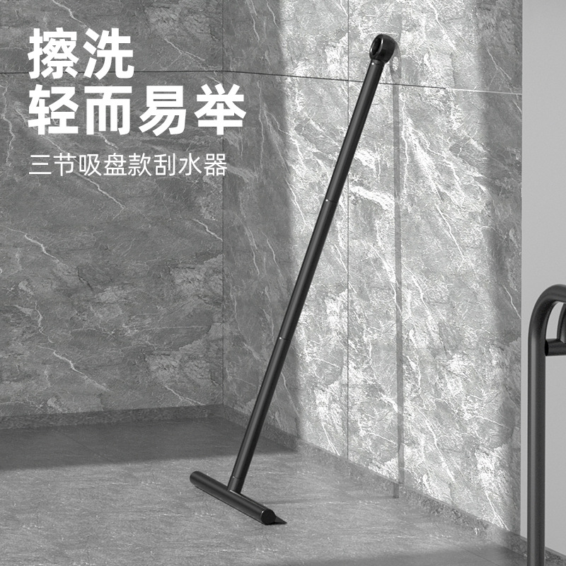 Venta al por mayor raspador de vidrio para el hogar limpiador de ventanas de pegamento flexible limpiador de ventanas limpiador de vidrio de limpieza de un solo lado cepillo de ventana