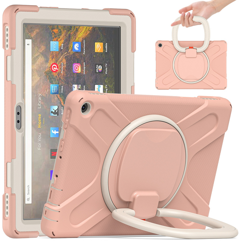 Applicable to Amazon kindle fire HD 10 plus three-in-one hd 10 protective case portable bracket