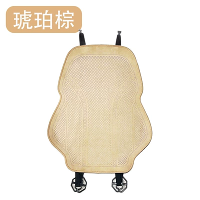 Car Full-Cover Plush Seat, Universal seat cover - type-a-plush-amber-brown-cushion-universal-model