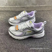 外贸尾单男女鞋网面透气防滑舒适休闲健步老爹鞋旅游鞋百搭运动鞋