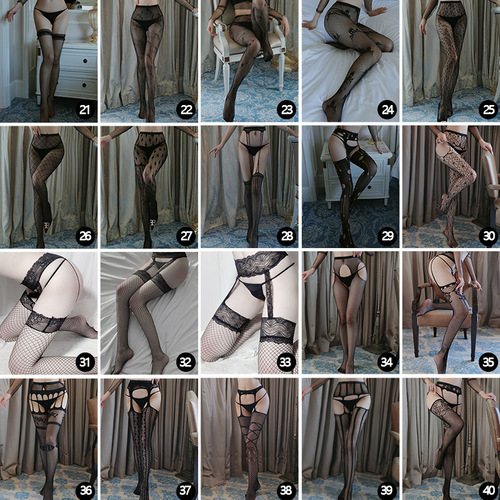 Lingering Night Innerwear Women Sexy Stockings No Removal Garter Hose Lined Hose Leggings