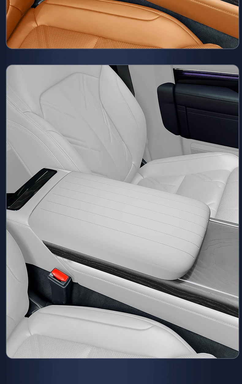Suitable for Zeekr 9X heightened armrest box protective cover, car center console protective pad, interior modification accessories