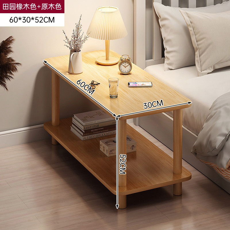 Mesa de cabecera simple sala de estar sofá mesa de té dormitorio mesa de cabecera simple alquiler mesa de comedor doméstica