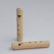 厂家供应儿童三孔笛子口哨实木创意玩具奥尔夫吹奏乐器幼儿玩具