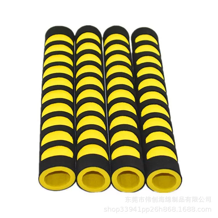 NBR发泡手指纹海绵把套 EVA橡塑发泡海绵护套 丁晴橡胶海棉管