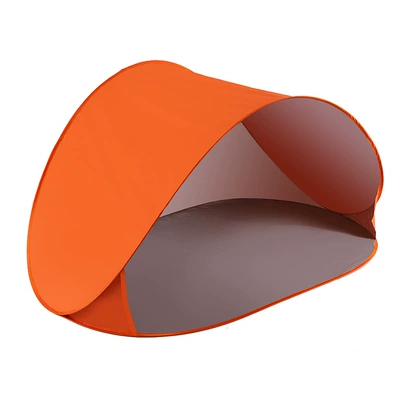 Fully Automatic Free-to-Build Camping Beach Tent Children's Foldable Pop-up Quick Opening Tent Fishing Sunshade Tent (Çadırlar) - orange-double