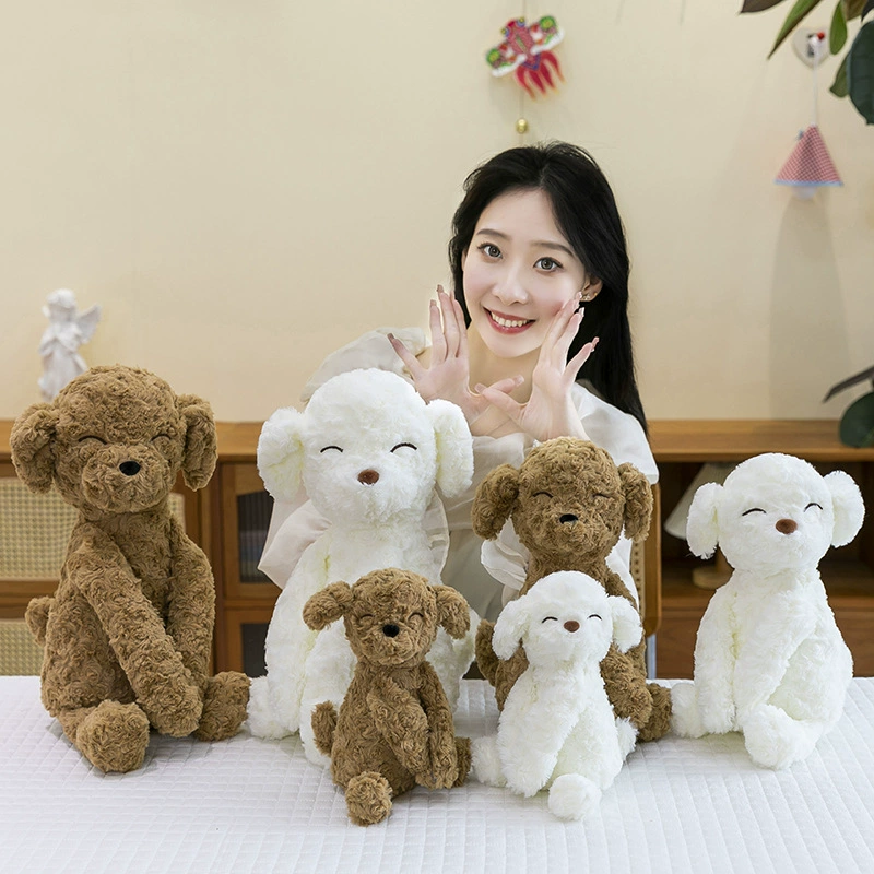 Мягкая игрушка-щенок, обнимающийся мультяшный щенок, плюшевая игрушка-собака, подарок для девочек, подушка-компаньон для сна для детей