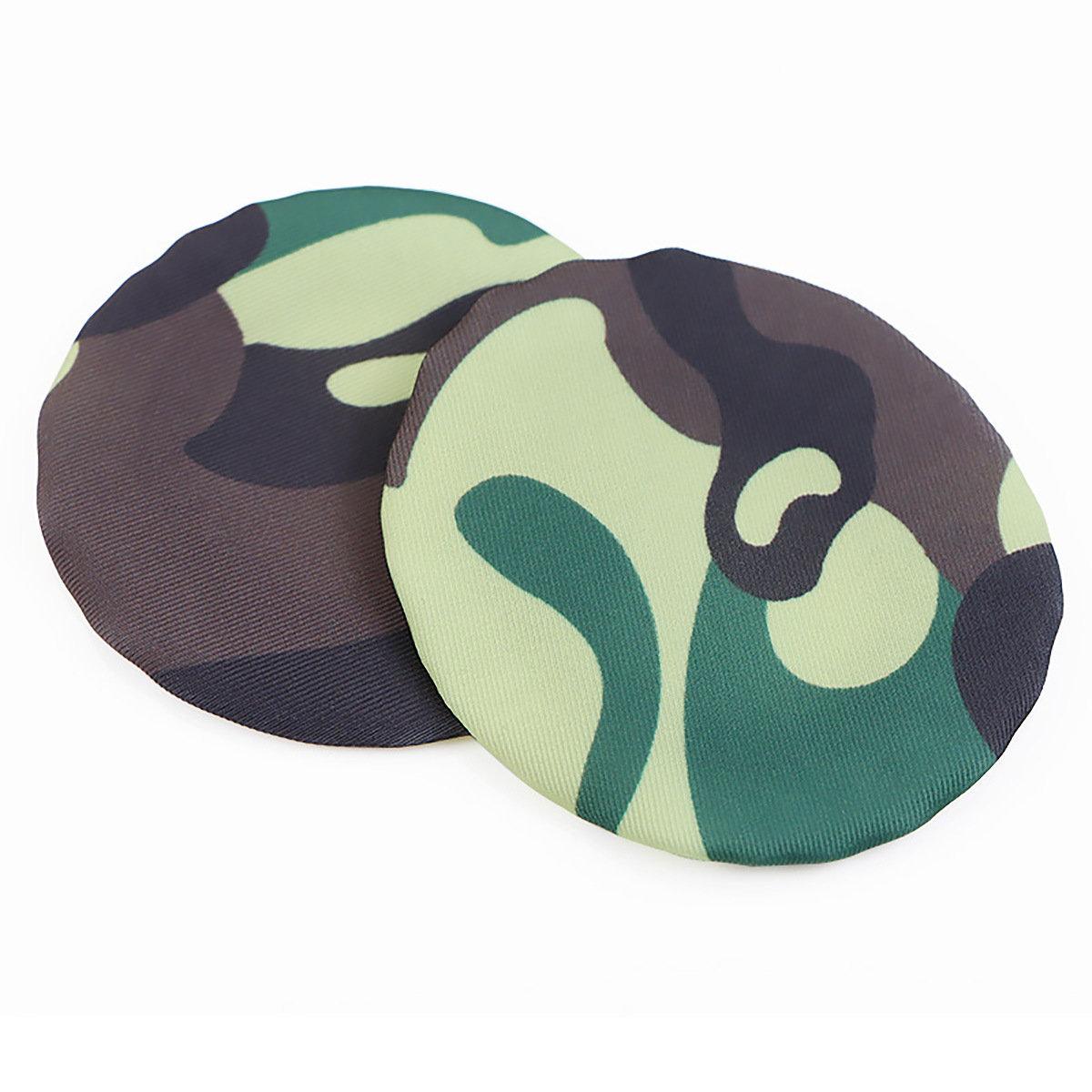 Cubierta de polvo no desechable tela de seda de hielo elástica a prueba de polvo a prueba de sudor auriculares orejeras cubierta protectora de la viga de la cabeza