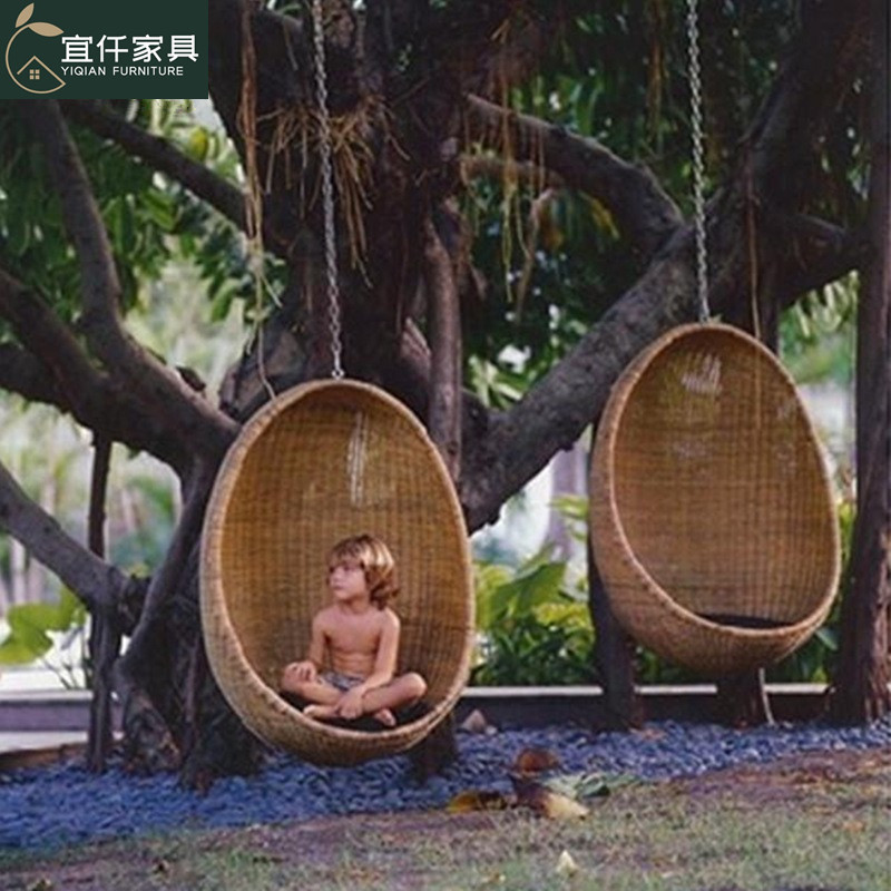 Ins nest hanging swing chair courtyard outdoor indoor balcony hammock egg-shaped single chair