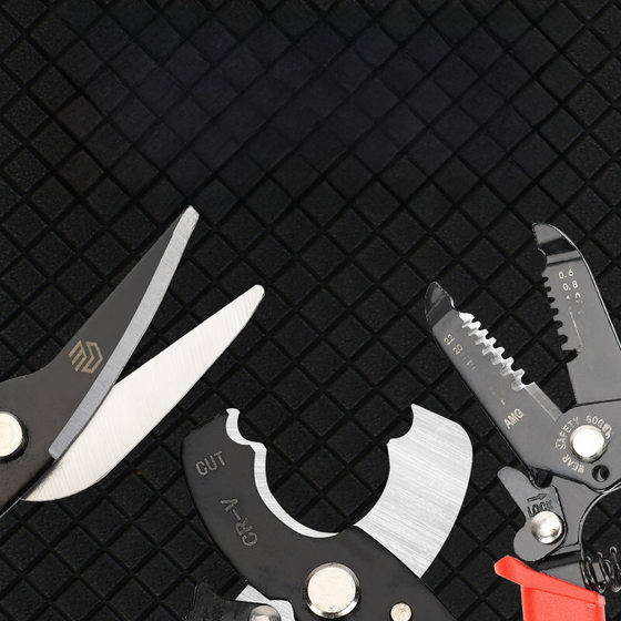 Multifunctional cable crimping pliers manganese steel stripping pliers electrician stripping pliers shear line high hardness pliers wholesale