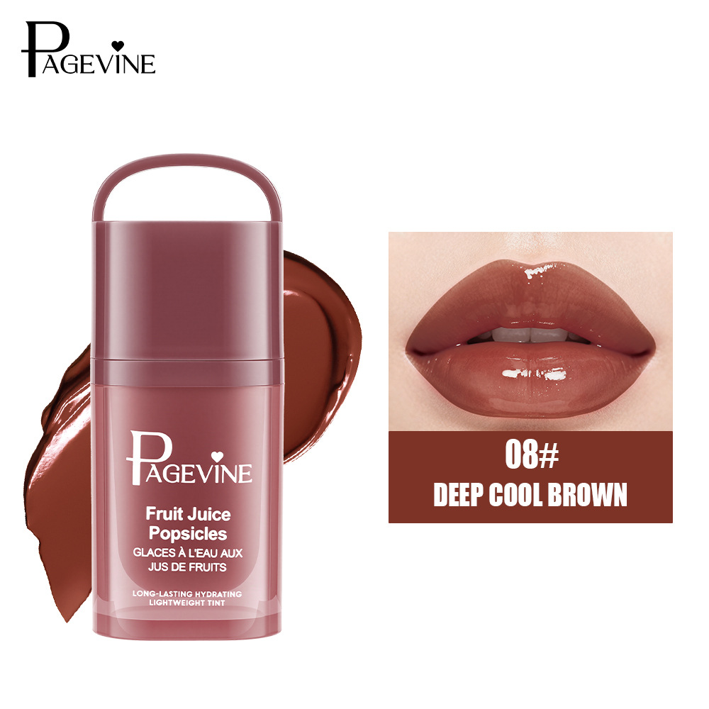 Cross-border PAGE VINE Jugo labial miel de bloqueo de color acuoso esmalte labial duradero sin tazas blanqueador labial gloss Amazon