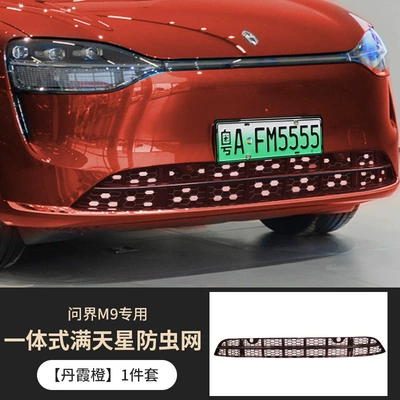 Automobile anti-insect net Net Removable Front Face Middle - 2425-a-new-era-m9-starry-sky-insect-net-danxia-orange-all-in-one