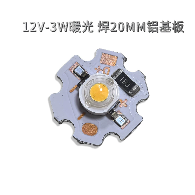 Светодиодные ламповые бусины 3W12V высокая яркость постоянного тока 12V высокое напряжение 1W элемент питания высокой мощности поддельная мерцающая светодиодная бусина