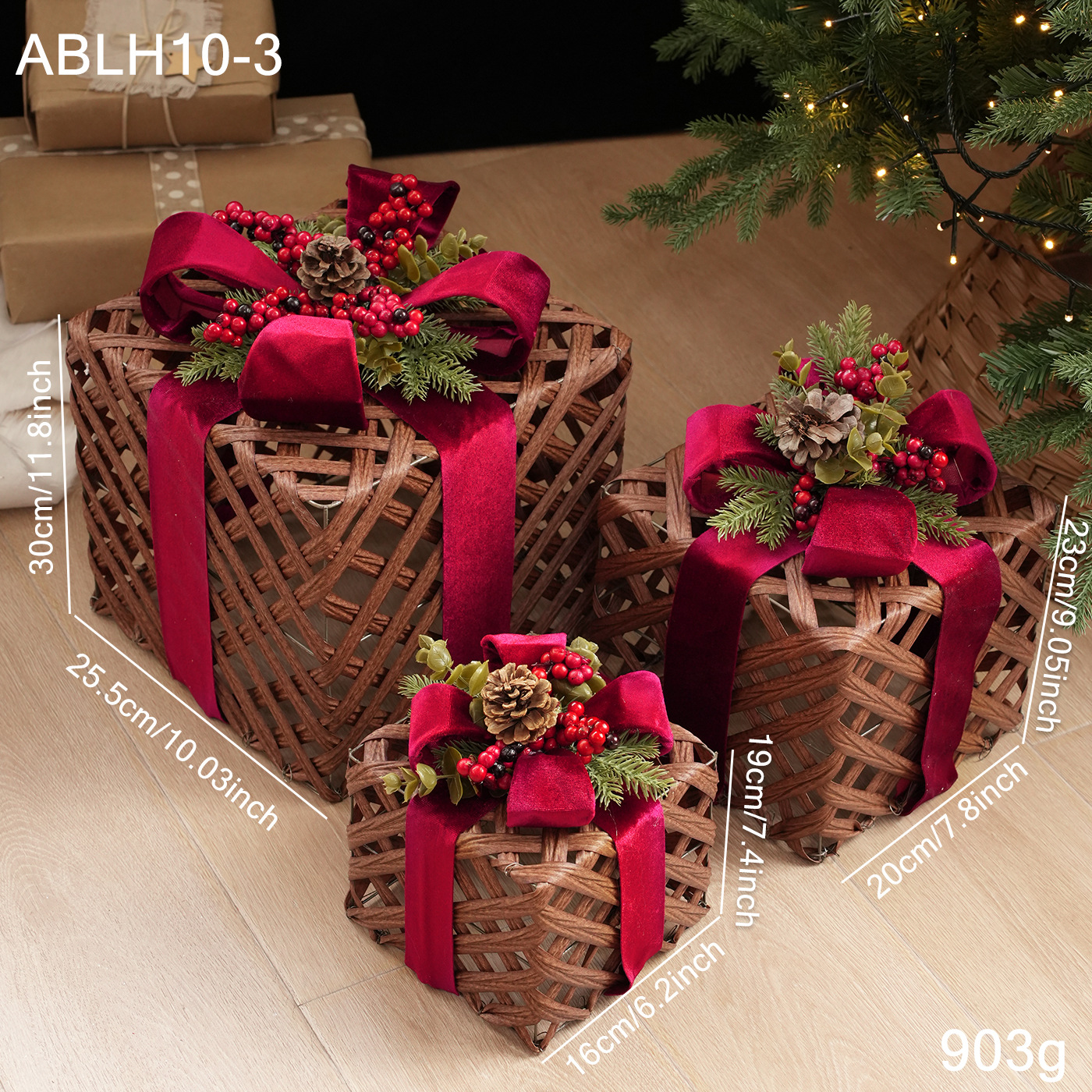 Caja de regalo C / 3 paquetes