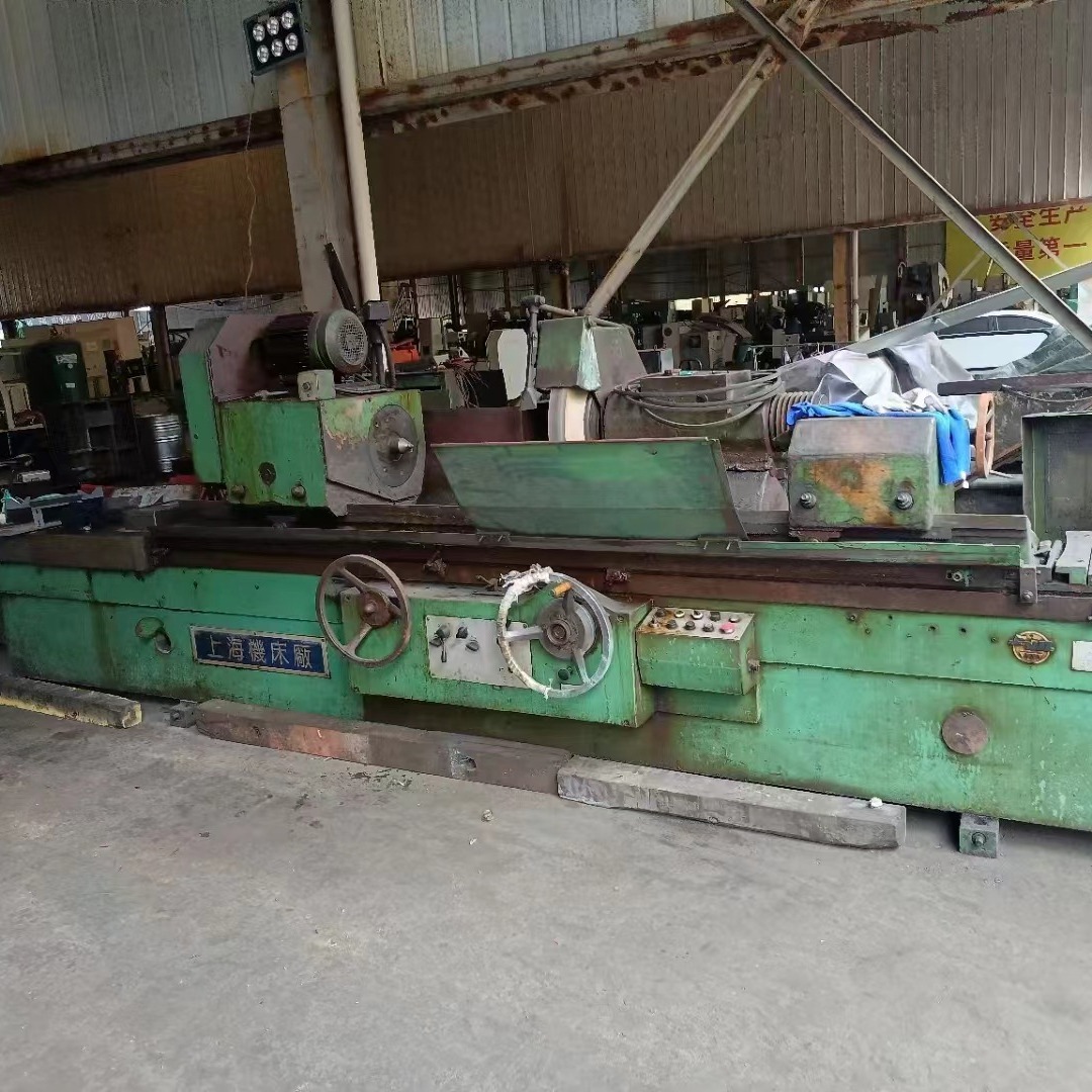 转让二手上海MQ1350Bx2米外圆磨床中心高270架可支撑200
