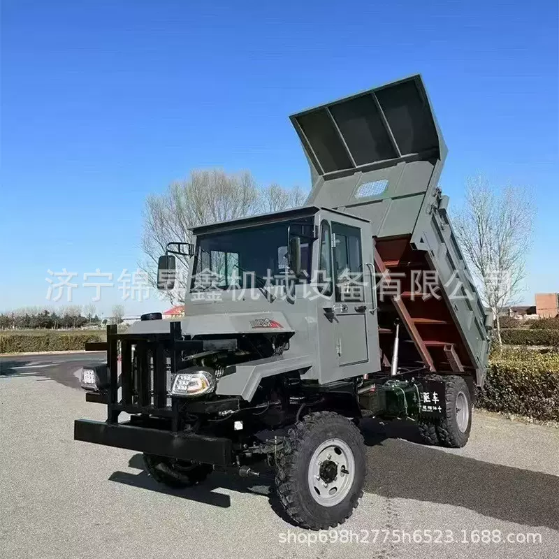 农用爬山虎柴油车地形运输全自卸四驱四轮车四不像矿山拖拉机