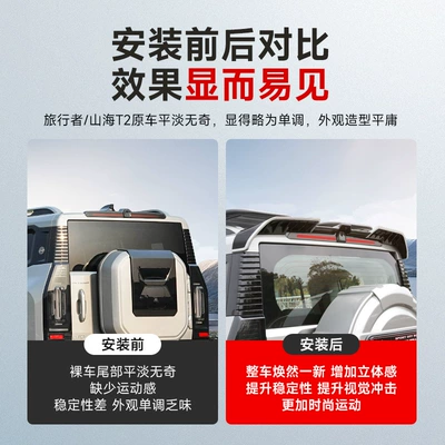 Fixed wind wing, Wing, Special for Shanhai T2