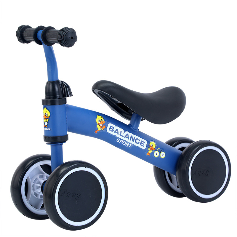 儿童平衡车1-3岁2无脚踏可调滑行溜溜车婴幼儿四轮童车自行滑步车