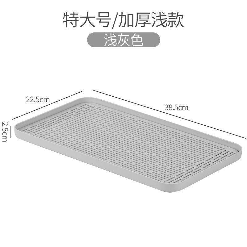 Tazas de doble capa bandeja de drenaje de agua sala de estar hogar taza de mesa taza de menú bandeja taza de almacenamiento profundizar estante de almacenamiento