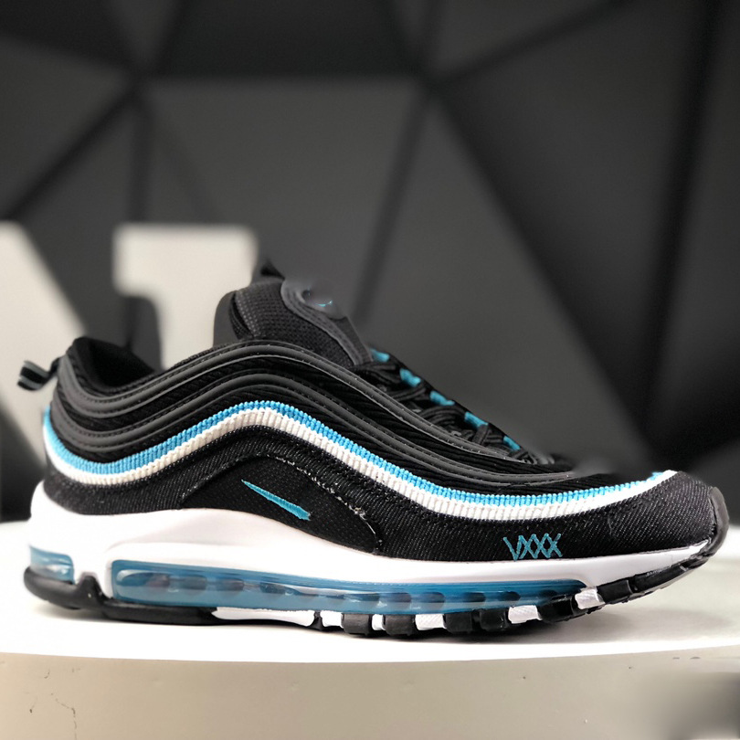 Pure original Max 97 retro bala reflectante cojín de aire zapatos para correr amortiguación transpirable todo fósforo ocio deportes zapatos de moda hombres y mujeres