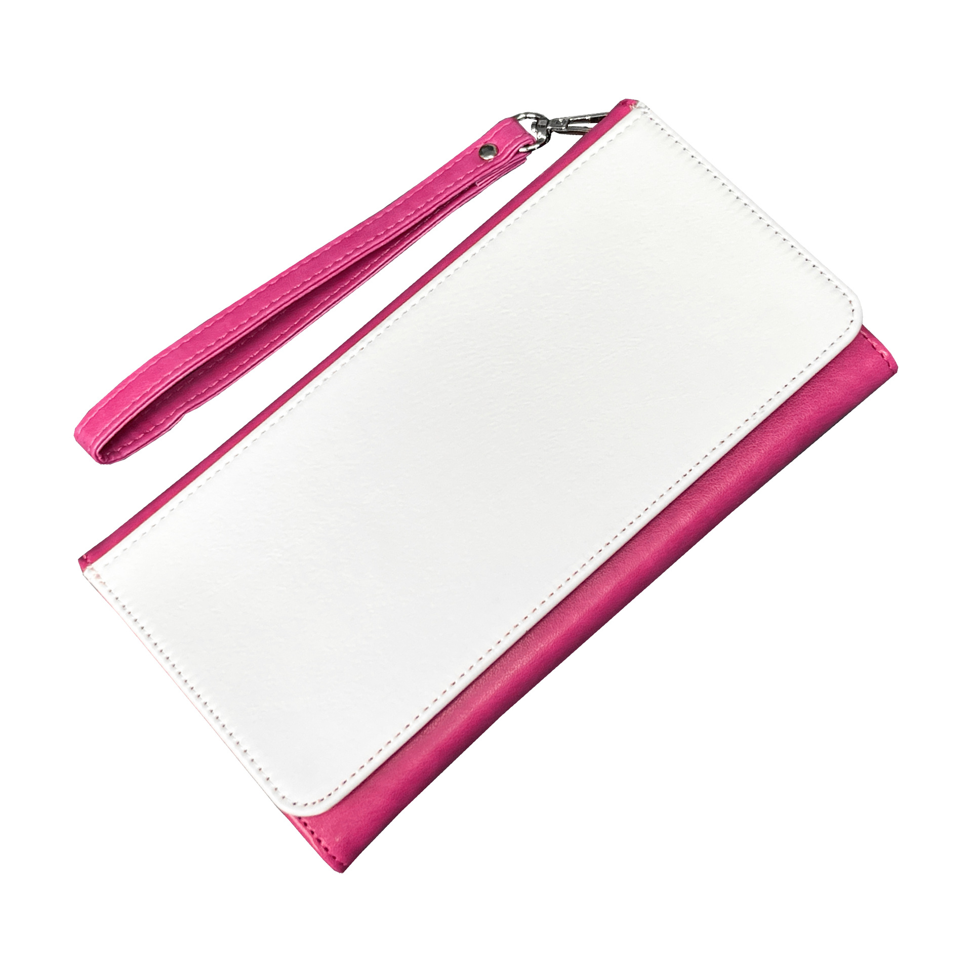 Suministro directo de fábrica de transferencia de calor sublimación en blanco billetera de mujer bolso de mano paquete colgante transferencia de calor material en blanco