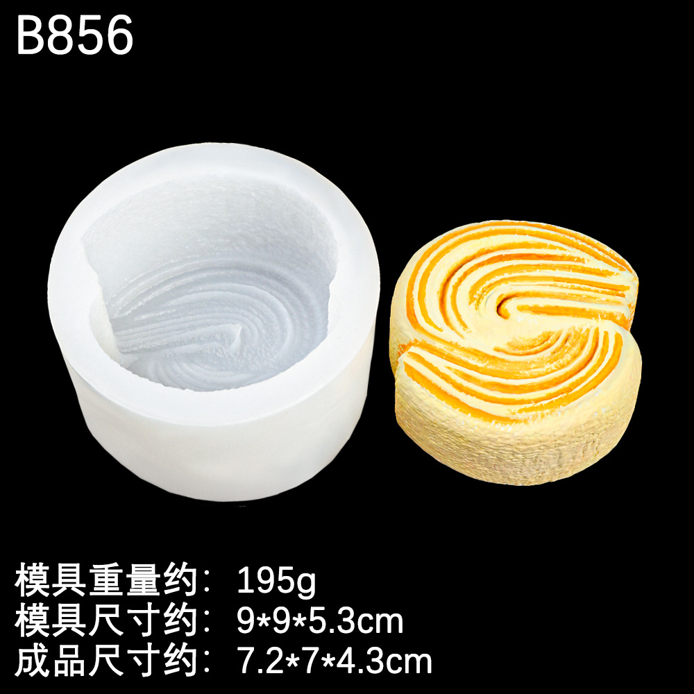 Molde de estrella de sándwich de tostadas de Melaleuca Molde de estrella de sándwich de tostadas de bricolaje de yeso de jabón hecho a mano Molde de mousse de chocolate