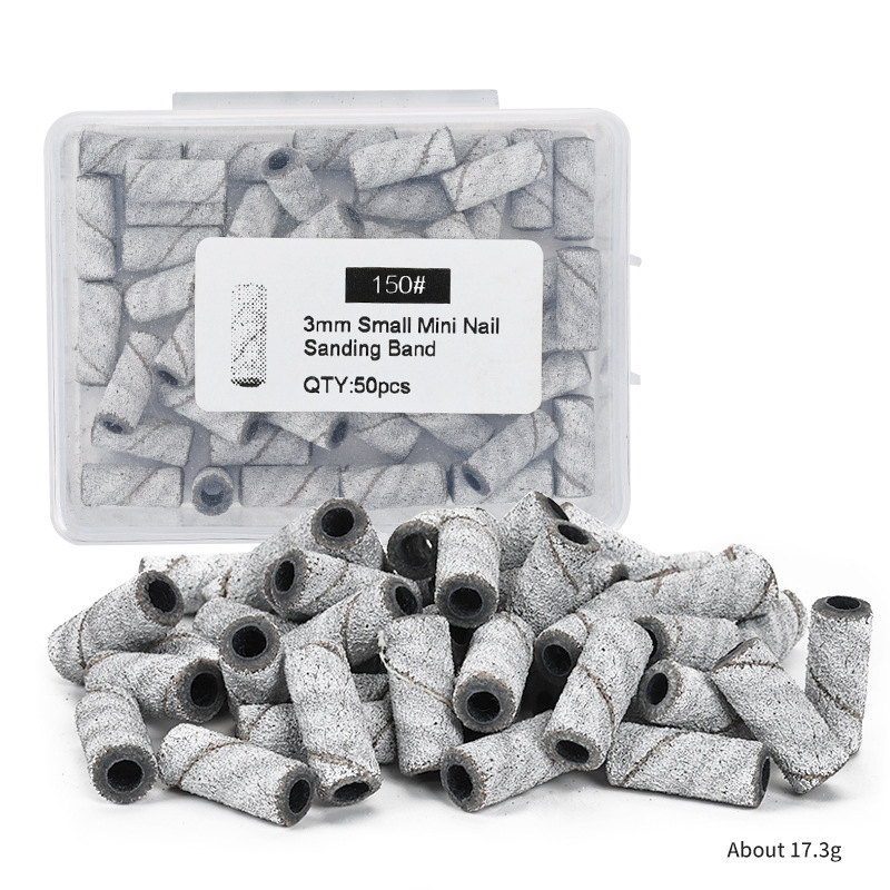 50pcs white small sand circle box 150#(without bearing)