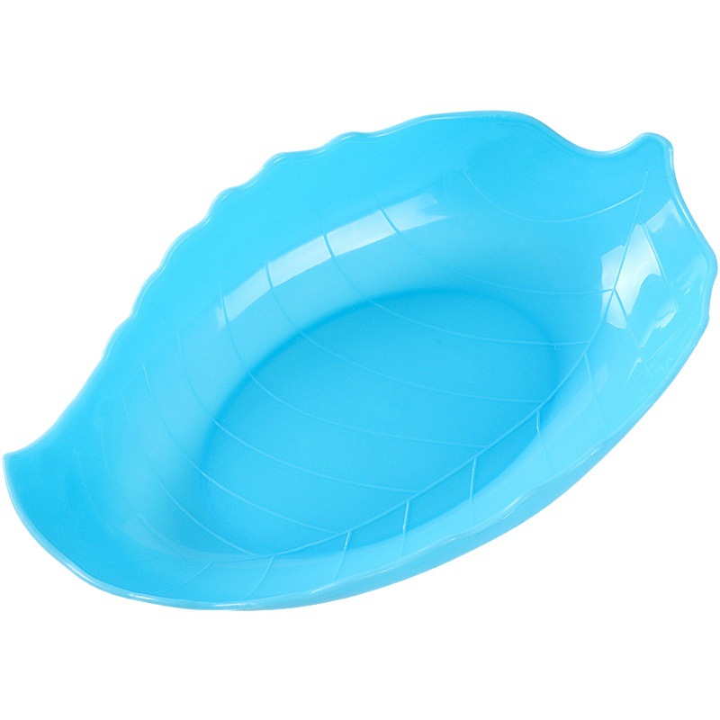 Plato de fruta de hoja creativa en forma de hoja plato de fruta seca Festival de Primavera bocadillo caramelo plato frío plato