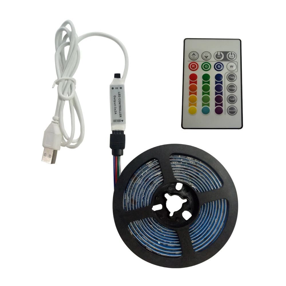 LED colorful battery case, light strip, atmospheric lamp, 24 keys