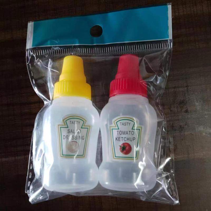 キッチン家庭用ミニ調味料ボトルトマトサラダハニースクイーズボトルソースボトル食品グレードのスクイーズボトルクロスボーダー|undefined