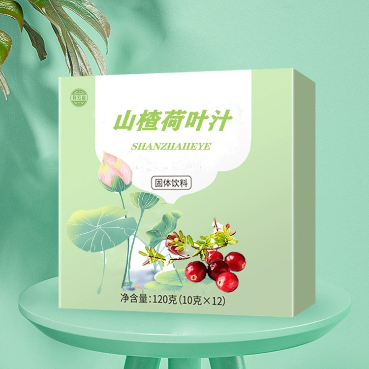 Обработка гранул листьев лотоса Боярышник лист лотоса твердый напиток OEM обычай мгновенное производство гранул