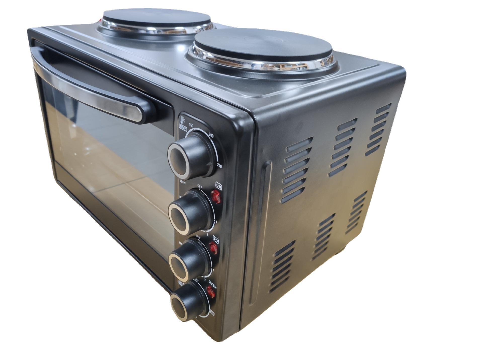 23L comercio exterior horno de doble cabeza horno eléctrico pantalla mecánica multifuncional fábrica doméstica auto-operada KH23