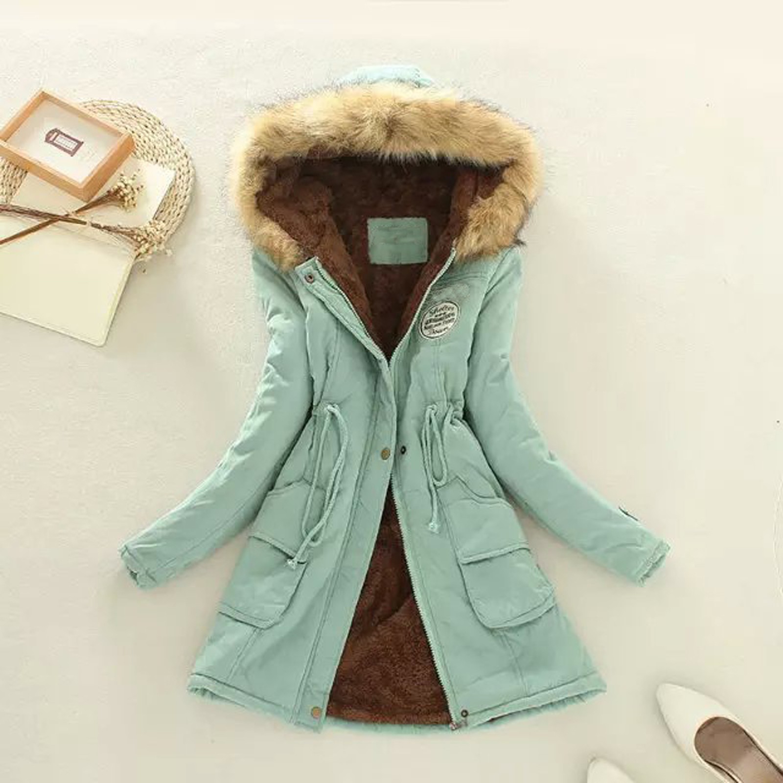 Chaqueta de invierno de gran tamaño para mujer – abrigo cálido y elegante de temporada